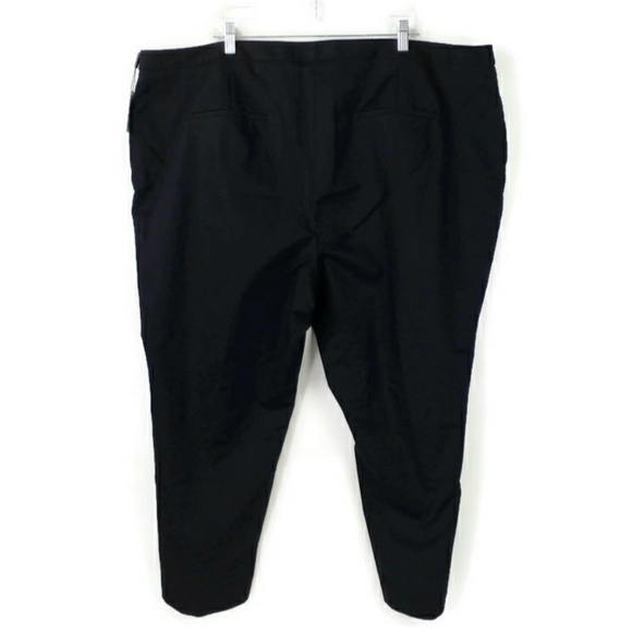 Calvin Klein Black Zip Pocket Stretch Tapered Leg Ankle Pants Womens Plus 24W - Picture 2 of 11